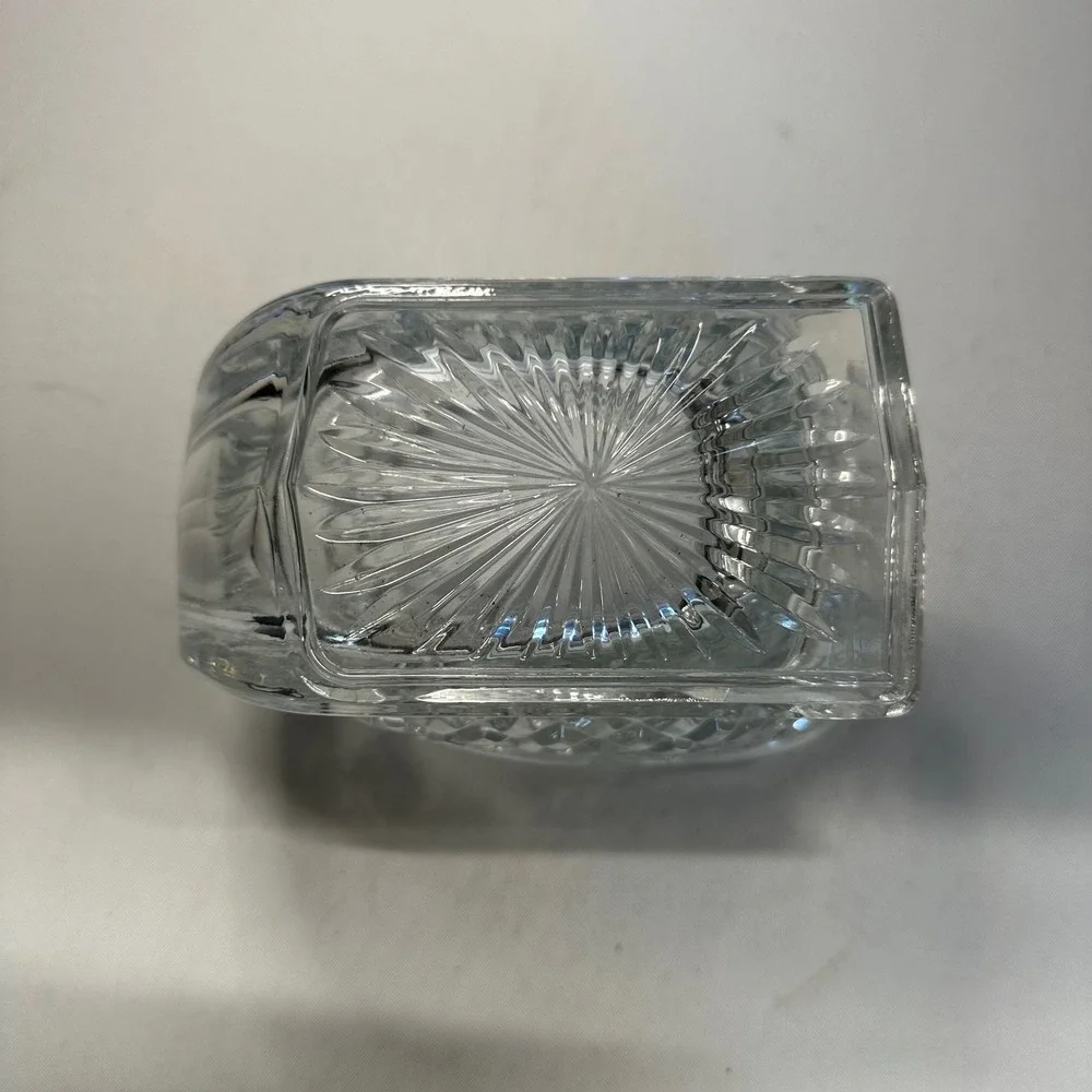 Vintage St. George Crystal Sleigh Candy Dish Centerpiece 6 1/2